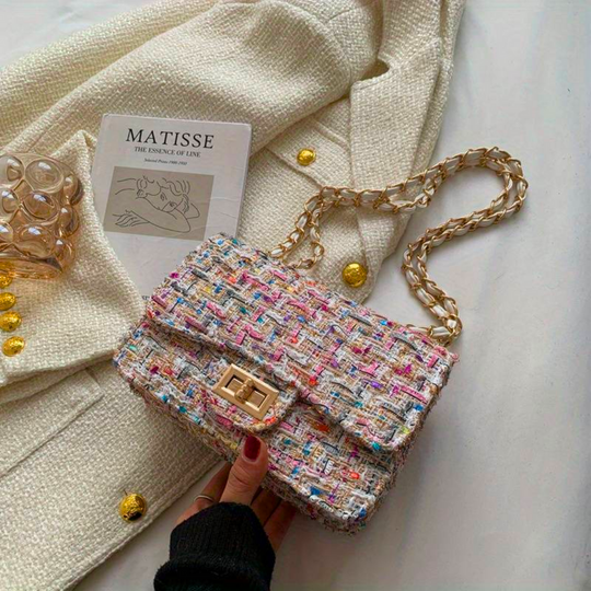 Madison - Parisian Tweed Shoulder Bag