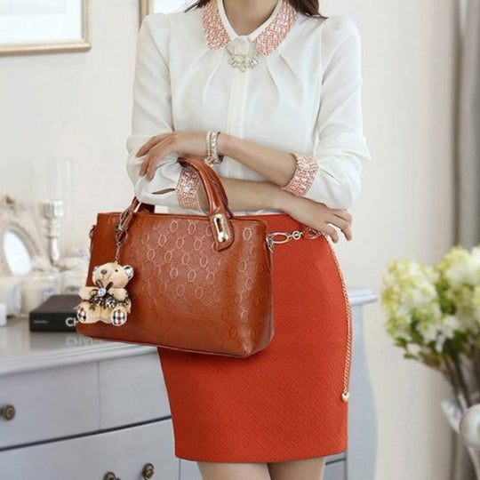 Grace - Legacy 4-Piece Leather Bag Set