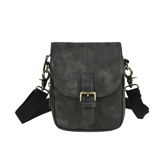 Ruth - Compact Sovereign Leather Crossbody Bag