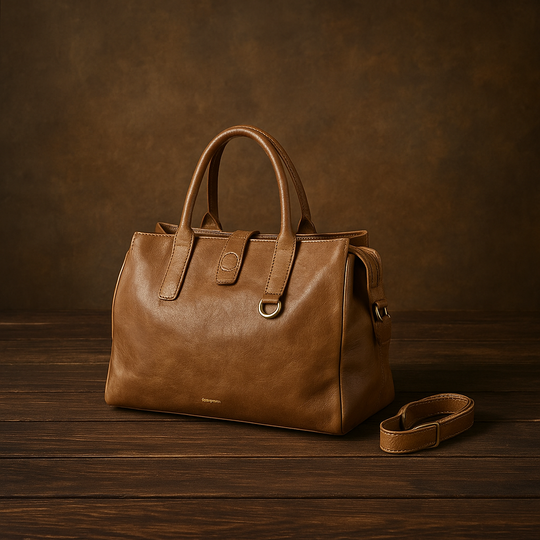 Frances - Refined Estate Leather Weekender Bag
