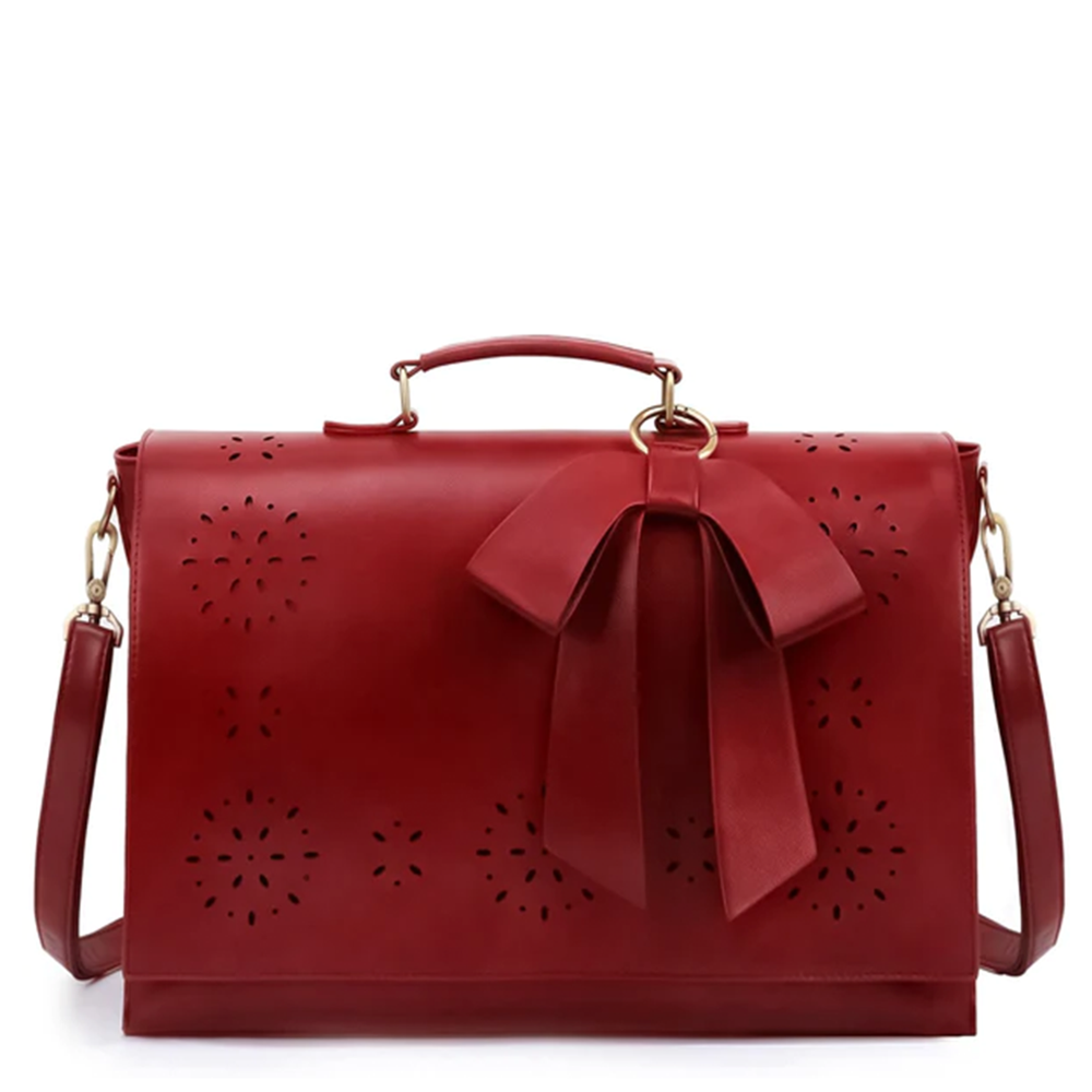 Esther - Elegant Modernist Leather Satchel