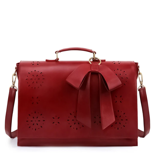 Esther - Elegant Modernist Leather Satchel
