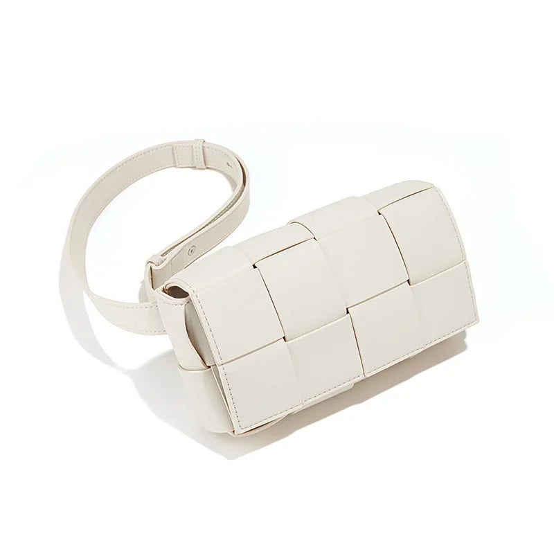Alyssa - Stylish Charm Leather Belt Bag