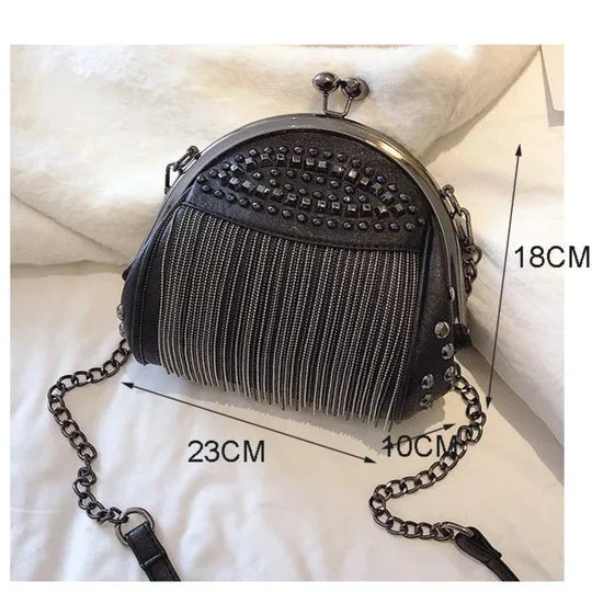 Lina - Retro Chic Leather Handbag