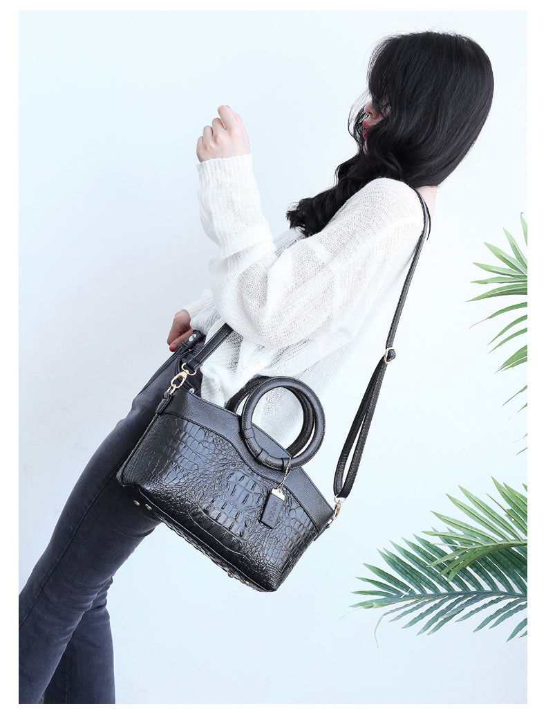 Frances - Classic Heritage Leather Shoulder Bag