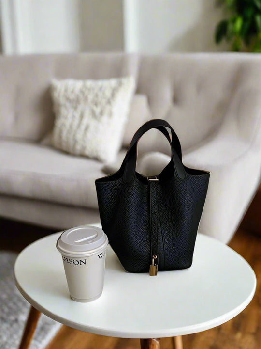 Gertrude - Everlasting Stylish Leather Bucket Bag