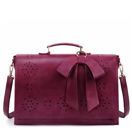 Esther - Elegant Modernist Leather Satchel