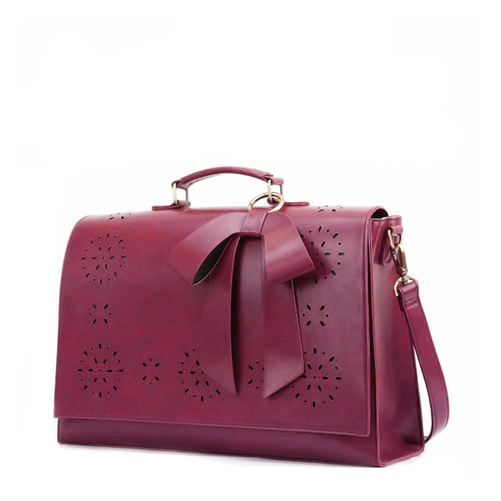 Esther - Elegant Modernist Leather Satchel