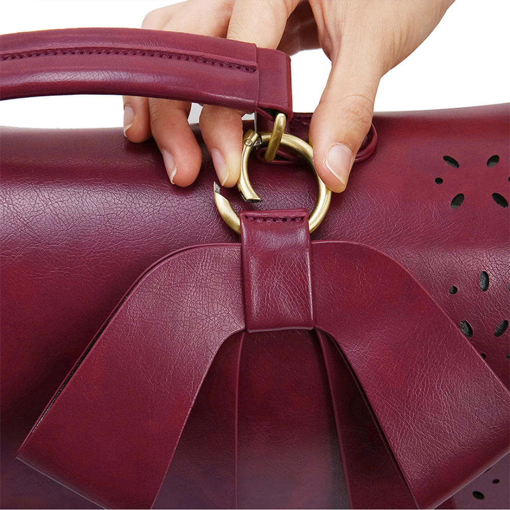Esther - Elegant Modernist Leather Satchel