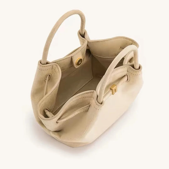Agnes - Classic Vintage Suede Leather Bag