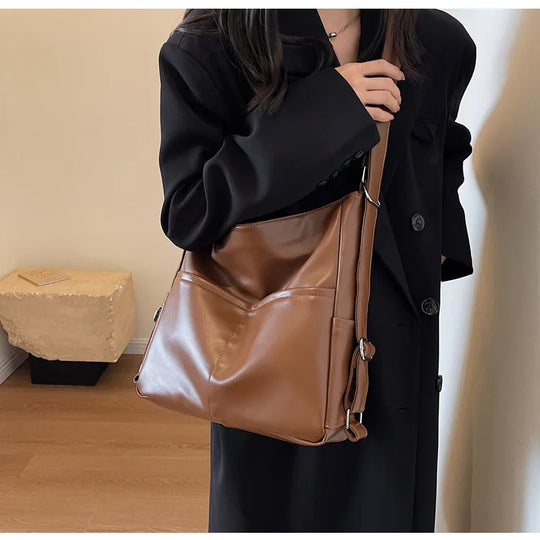 Bonnie - Luxury Statement Leather Convertible Bag