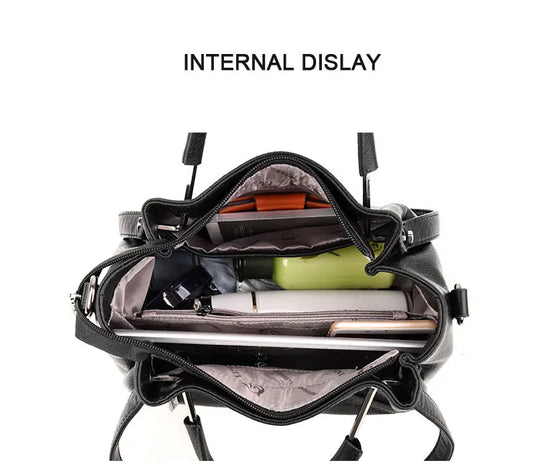 Peyton - Classic Leather Shoulder Bag