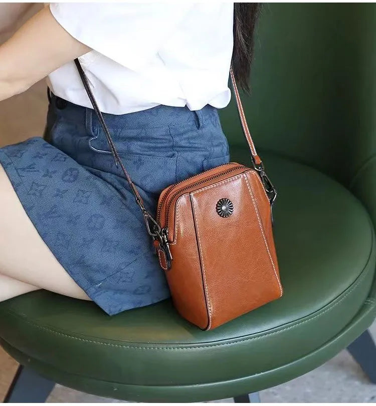 Wilma - Vintage Grace Leather Bag