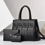 Zoe - Premium 3-Piece Leather Bag Set