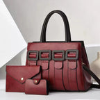 Zoe - Premium 3-Piece Leather Bag Set