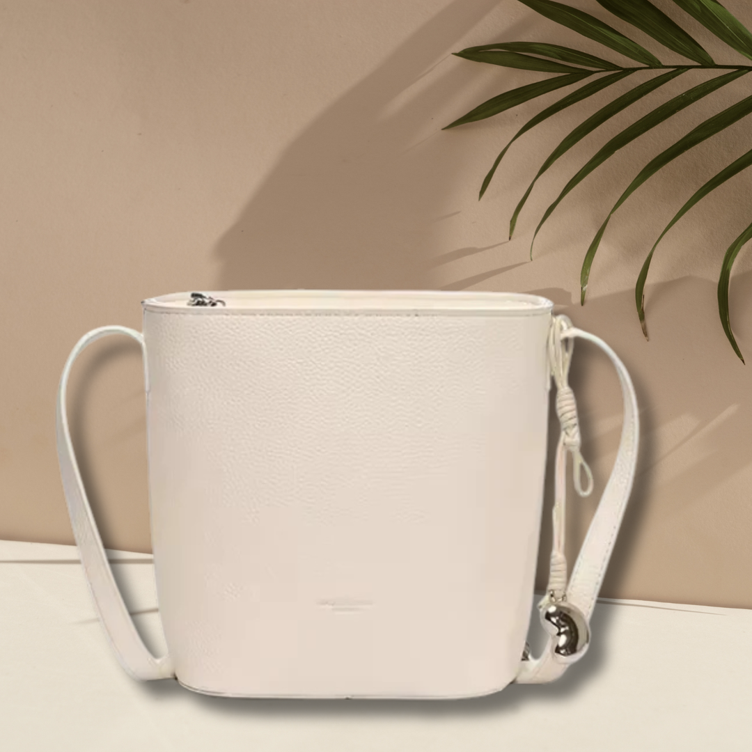 Helen - Stylish Regal Leather Bucket Bag