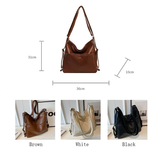 Bonnie - Luxury Statement Leather Convertible Bag