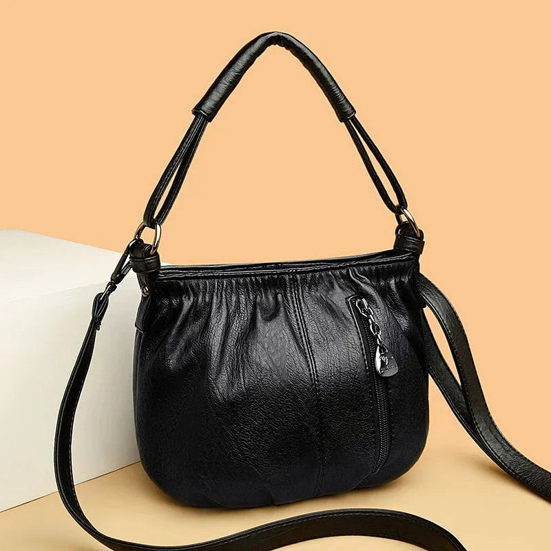 Louise - Vintage Charm Leather Shoulder Bag