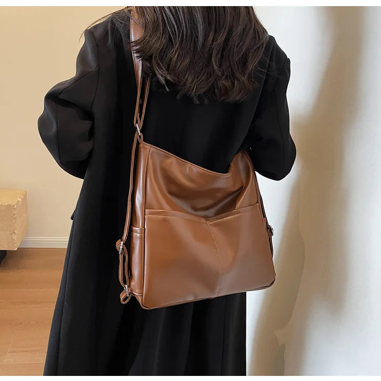 Bonnie - Luxury Statement Leather Convertible Bag