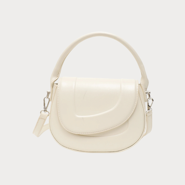 Charlotte - Statement Leather Saddle Bag