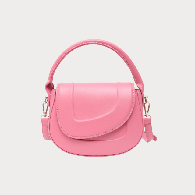 Charlotte - Statement Leather Saddle Bag