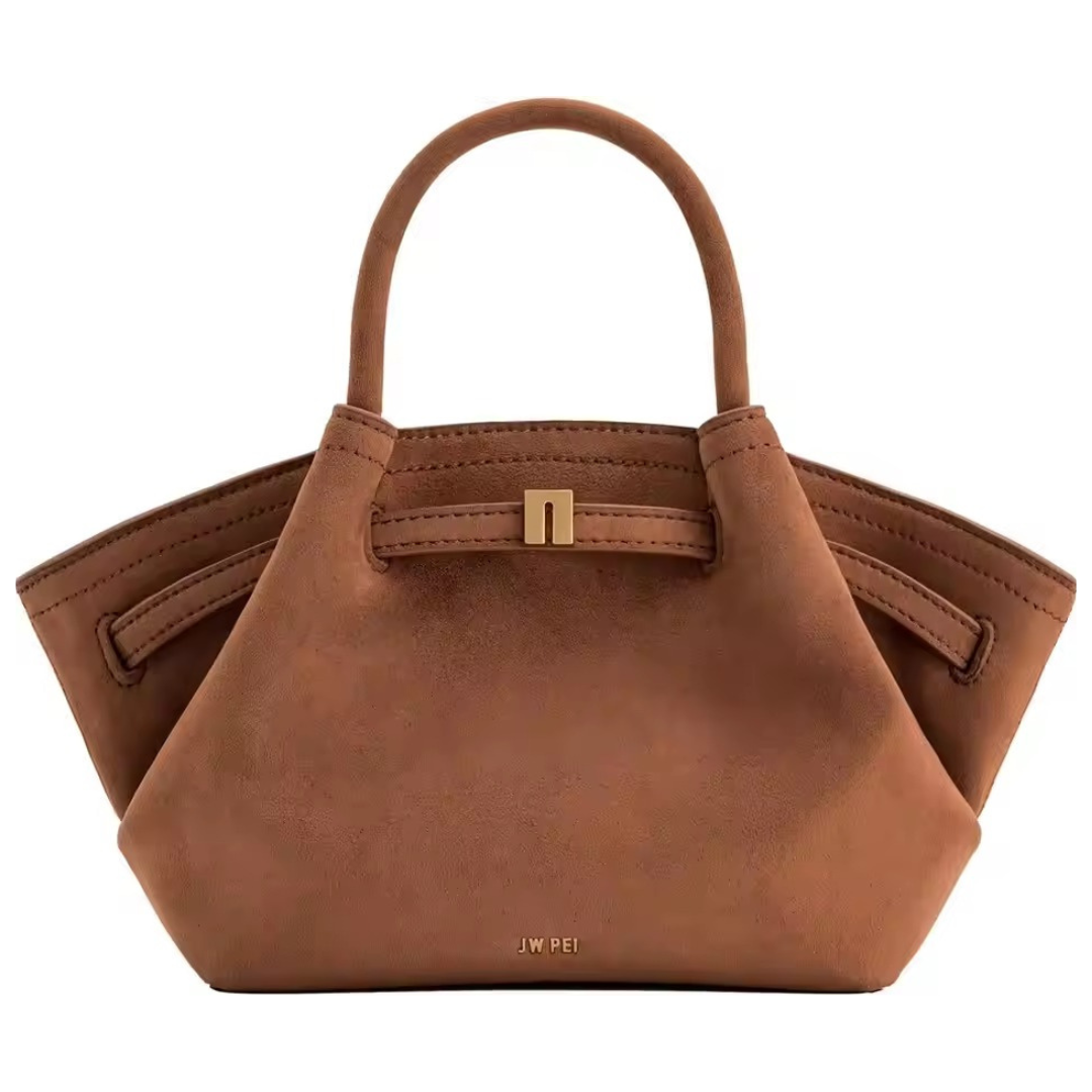 Agnes - Classic Vintage Suede Leather Bag