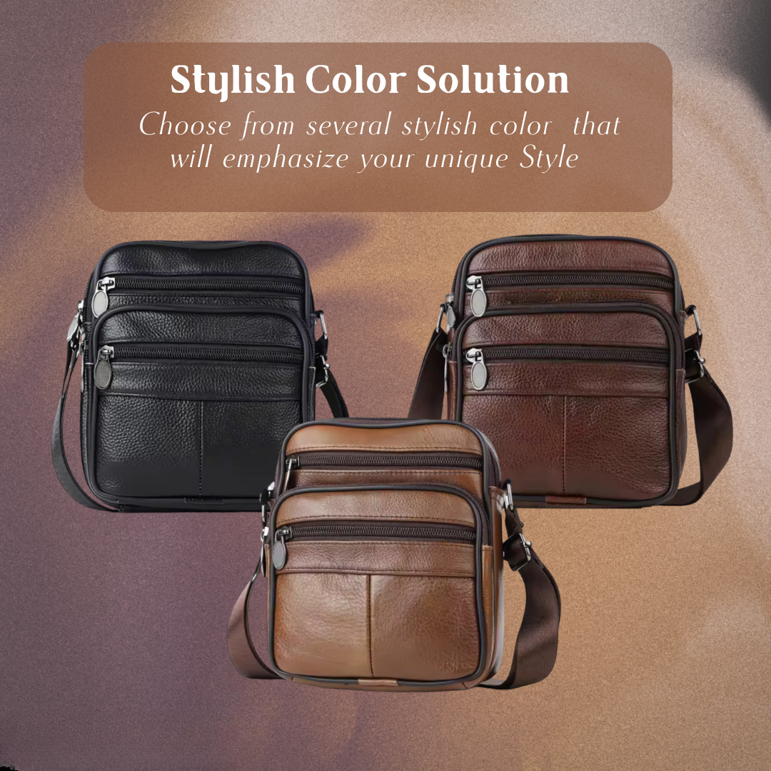 Gertrude - Refined Heritage Leather Crossbody Bag