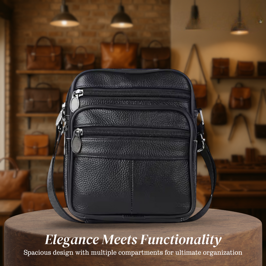 Gertrude - Refined Heritage Leather Crossbody Bag