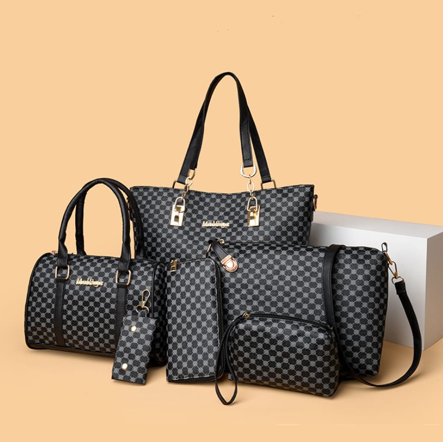 Harper - Prestige 6-Piece Leather Bag Set