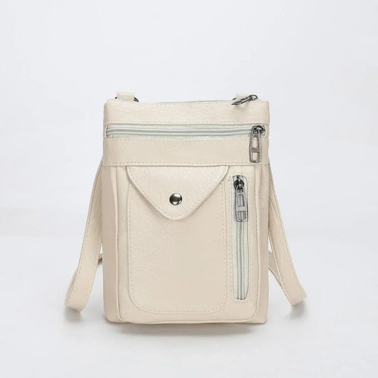 Martha - Classic Vintage Leather Crossbody Bag