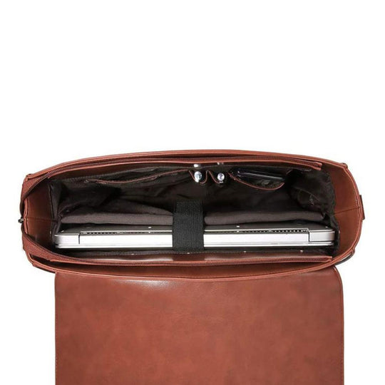 Esther - Elegant Modernist Leather Satchel