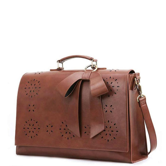 Esther - Elegant Modernist Leather Satchel