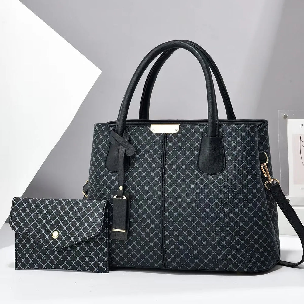 Amelia - Stylish Chic 2-Piece Leather Bag Set