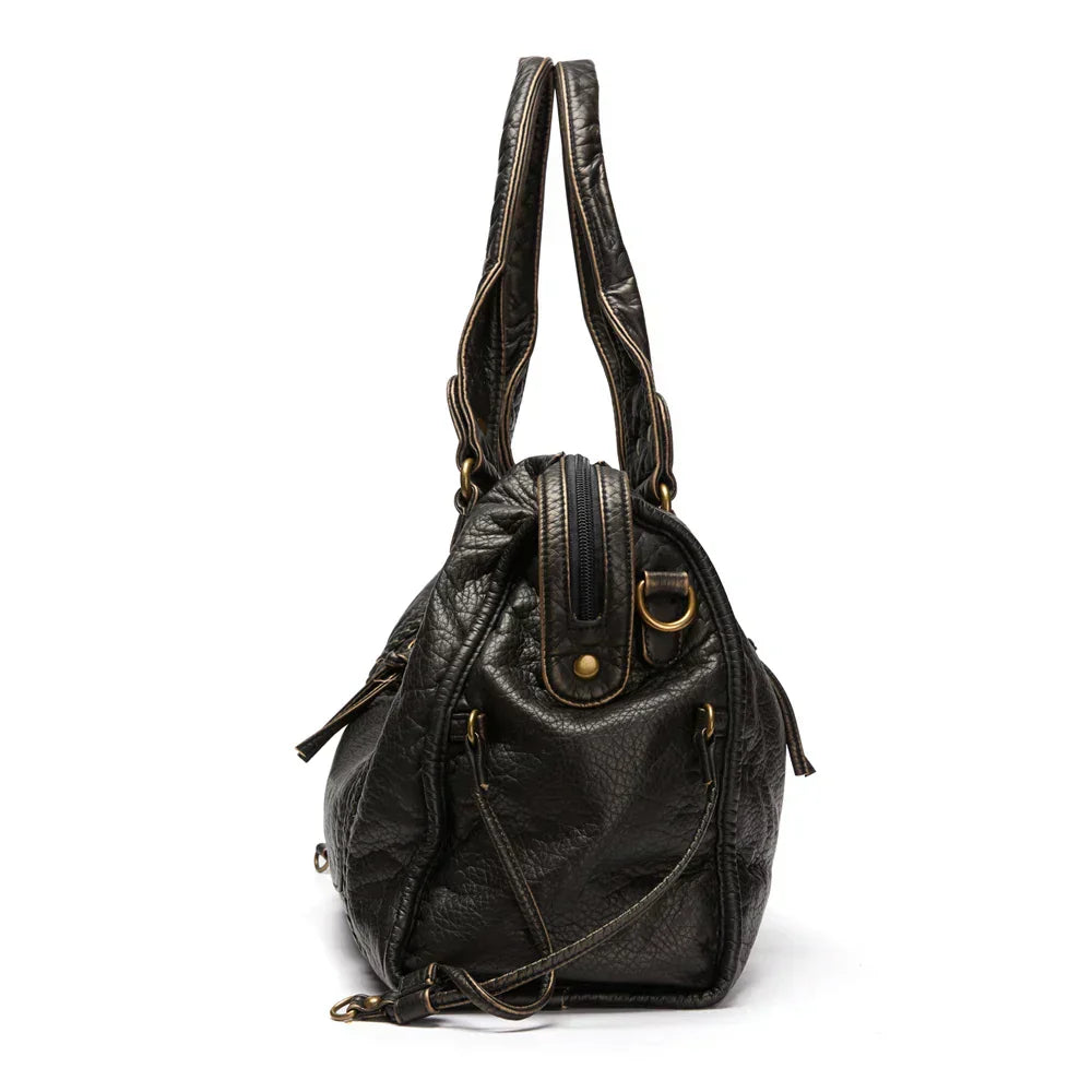 Claudia - Graceful Allure Leather Shoulder Bag