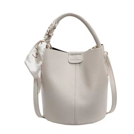 Rose - Modern Vibe Leather Bucket Bag