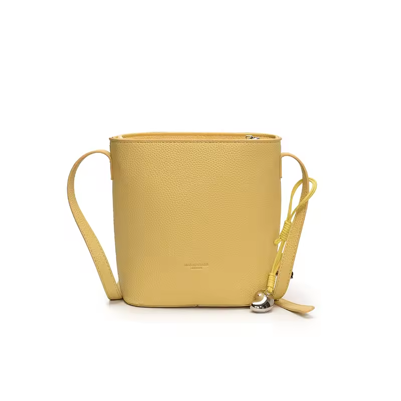 Helen - Stylish Regal Leather Bucket Bag