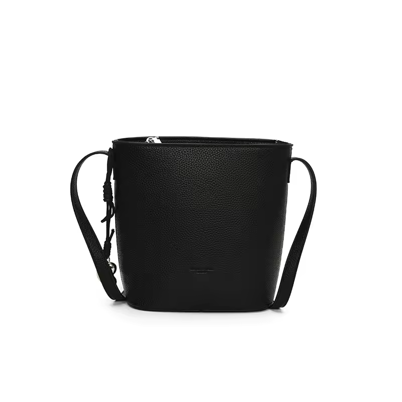Helen - Stylish Regal Leather Bucket Bag