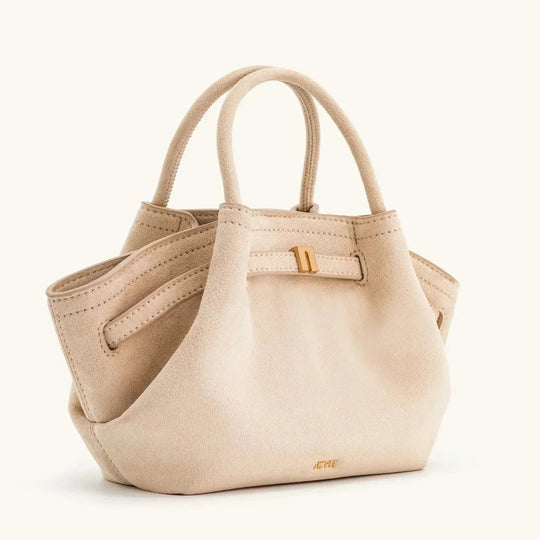 Agnes - Classic Vintage Suede Leather Bag