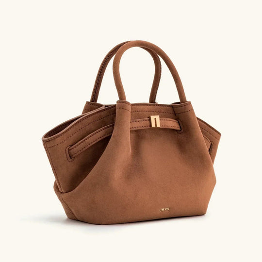 Agnes - Classic Vintage Suede Leather Bag