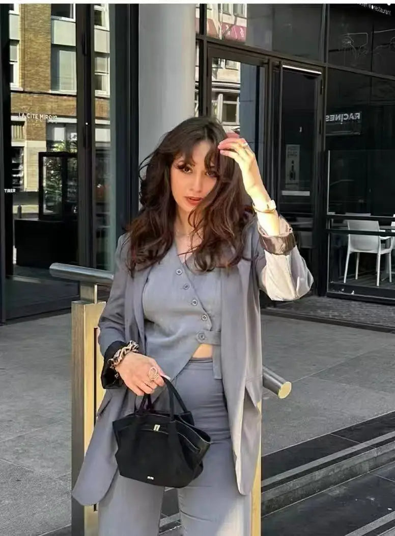 Agnes - Classic Vintage Suede Leather Bag