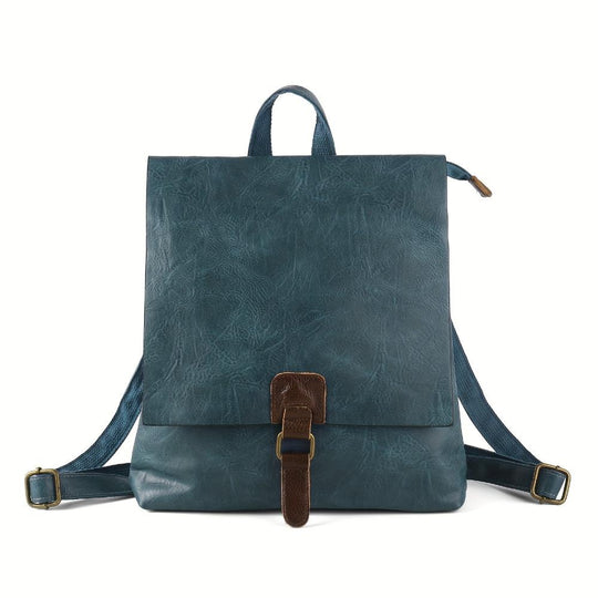 Alma - Multifunctional Retro Leather Backpack