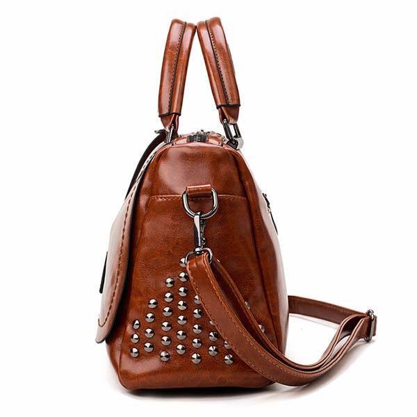 Sophia - Vintage Elegance Leather Crossbody Bag
