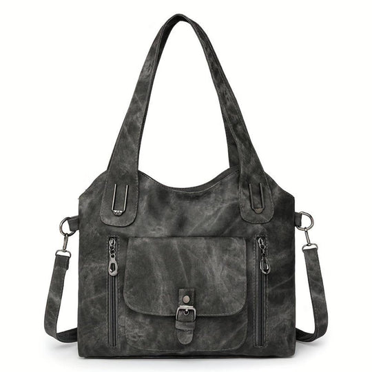 Irene - Vintage Charm Leather Shoulder Bag