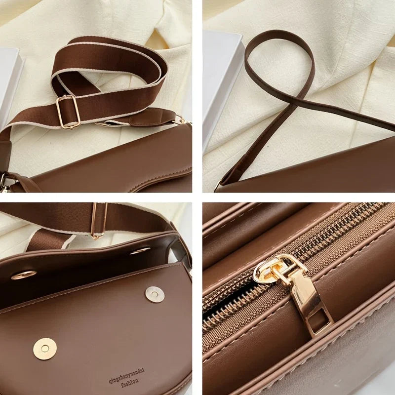 Eleanor - Minimalist Nova Leather Crossbody Bag