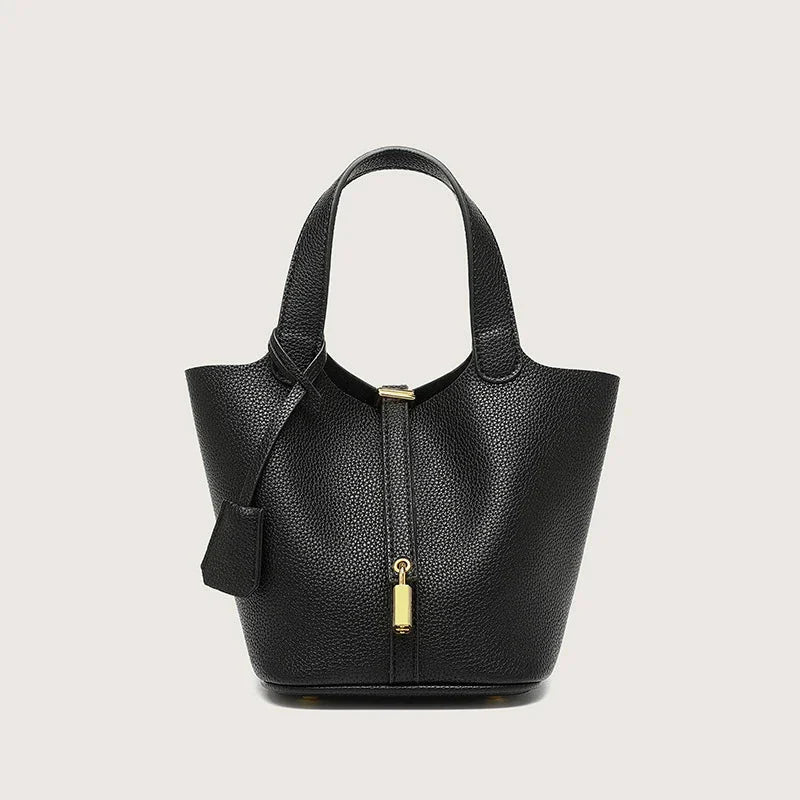 Gertrude - Everlasting Stylish Leather Bucket Bag