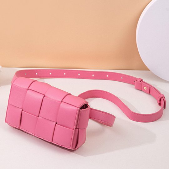 Alyssa - Stylish Charm Leather Belt Bag