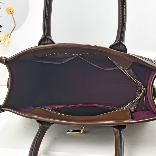 Martha  - Timeless Vintage 3-Piece Leather Bag Set