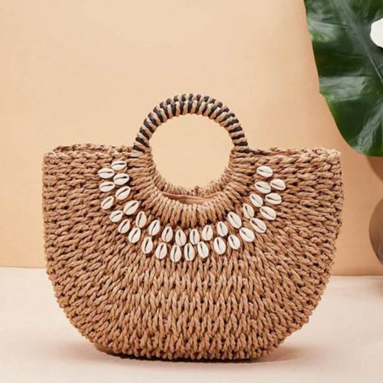 Judith - Charming Shell Straw Bag