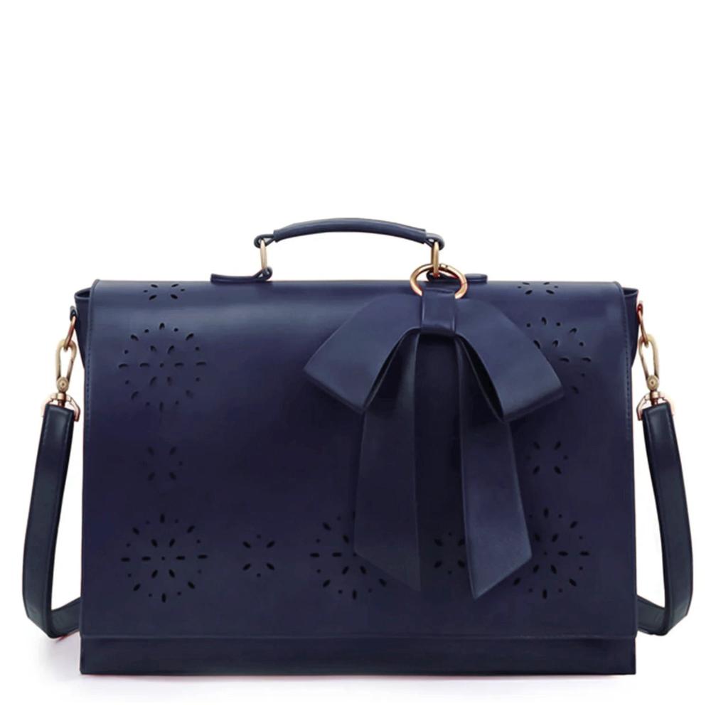 Esther - Elegant Modernist Leather Satchel