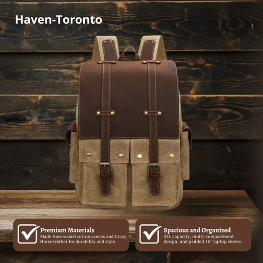 Nancy - Classic Voyager Suede Leather Backpack